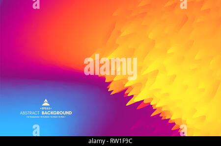 Abstrakte verschwommene Farbe Hintergrund. Moderne-vektor design für mobile App. Trendy Gradienten. Stock Vektor