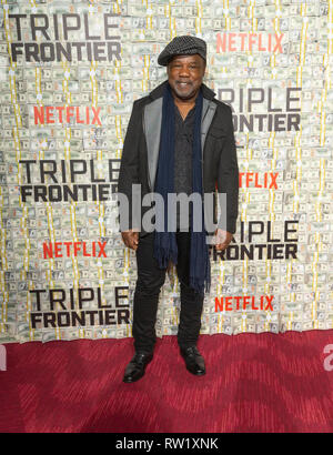 New York, NY - 3. März 2019: Isiah Whitlock Jr. besucht Netflix Triple Frontier Weltpremiere auf Jazz am Lincoln Center Credit: Lev radin/Alamy leben Nachrichten Stockfoto