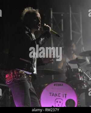 *** Foto *** Sänger Keith Flint von The Prodigy music Band führt während der Rock für Leute Musik Festival in Hradec Kralove, Tschechische Republik, am 4. Juli 2012. (CTK Photo/Alexandra Mlejnkova) Stockfoto