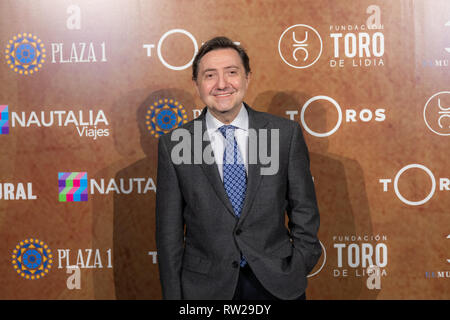 Madrid, Spanien. 04 Mär, 2019. Federico Jimenez Losantos gesehen an der Veranstaltung des PX Paquiro Award Edition Credit: Jesús Hellin/Alamy leben Nachrichten Stockfoto