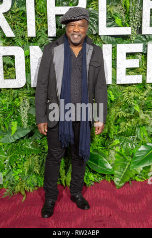 New York, New York, USA. 3. März, 2019. Schauspieler, Isiah Whitlock Jr. besucht die Weltpremiere von Netflix "Triple Frontier" bei Jazz at Lincoln Center in New York City am 3. März 2019. Quelle: Jeremy Burke/Alamy leben Nachrichten Stockfoto