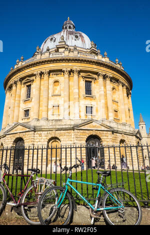 Radcliffe Camera, Bibliothek, Oxford, University Town, Oxford Universität, Stadt, Stadt, Oxfordshire, Cotswolds, England, Englisch, Großbritannien, Großbritannien, England, GB, VEREINIGTES KÖNIGREICH, Stockfoto