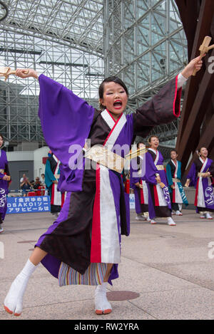 Asien, Japan, Kanazawa Ishikawa, Yosakoi-Soran Festival Stockfoto