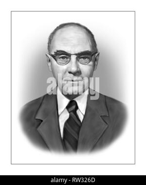 Carl David Anderson 1905-1991 amerikanischer Physiker Stockfoto