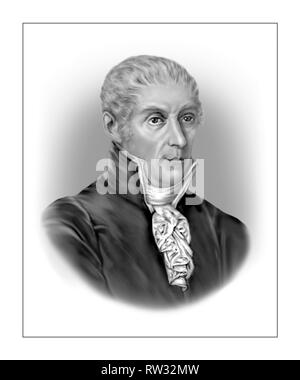 Alessandro Volta 1745-1827 italienischer Physiker Chemiker Stockfoto