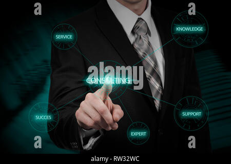 Beratung Beratung Service Business Konzept. Stockfoto