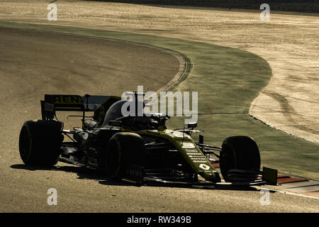 CIRCUIT DE CATALUNYA, MONTMELO, SPANIEN - 2019/03/01 - Daniel Ricciardo aus Australien mit 03 Renault F1 Team RS 19 Portrait während des Formel 1 2019 P Stockfoto