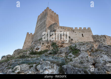 Bocairent mittelalterliche Burg, Alicante, Spanien Stockfoto