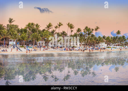 Urlaub in der Dominikanischen Republik Stockfoto