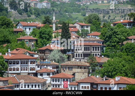 Safranbolu historischen osmanischen Stil Häuser - Safranbolu, Karabuk - Türkei Stockfoto