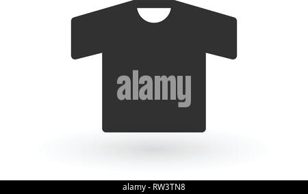 T-shirt, shirt das Symbol Symbol Vektor, in trendigen Flat Style auf weißem Hintergrund. Shirt icon image Stock Vektor