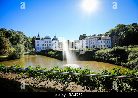 Essen, Nordrhein-Westfalen, Ruhrgebiet, Deutschland, Schloss Borbeck, fotografiert anlässlich der Essener 2017 Grüne Hauptstadt Europas. Essen, Nord Stockfoto