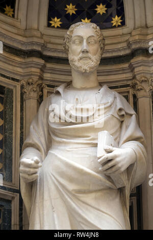 Saint James von Niccolo di Piero Lamberti, Orsanmichele Kirche in Florenz, Toskana, Italien Stockfoto