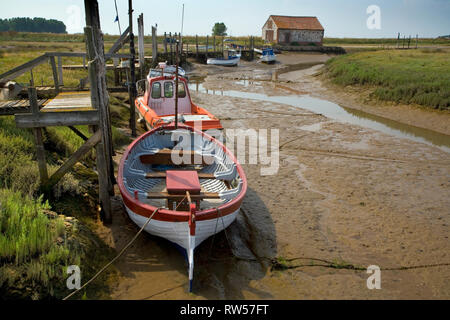 Die schönen Küstenort Thornham Staithe in der Nähe von Hunstanton in Norfolk Stockfoto