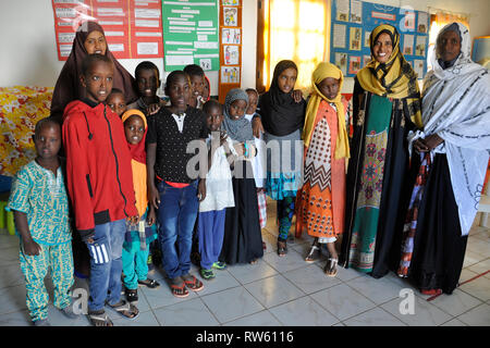 Dschibuti, Ali Sabieh, Schule für behinderte Kinder in der katholischen Mission Stockfoto