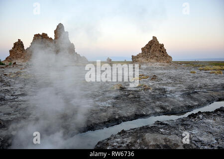 Dschibuti, Abbe See, Landschaft Stockfoto