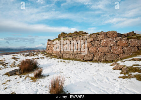 Dun Beag Broch, Isle of Skye Stockfoto