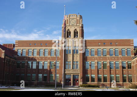 Mishawaka High School - South Bend, Indiana - High School (Kelson brennt) Stockfoto