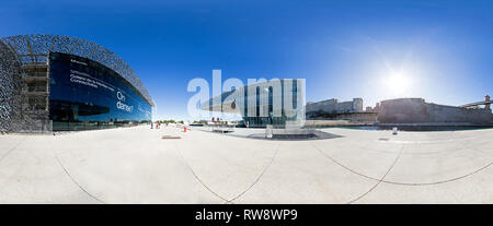 Das mucem in Marseille: Architekt Rudy Ricciotti Stockfoto