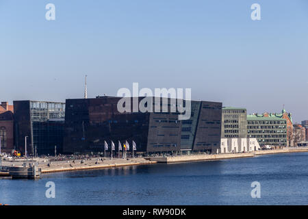 Der königlichen Bibliothek in Kopenhagen, Dänemark Stockfoto