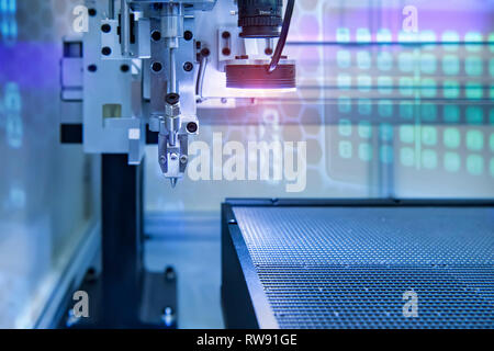 Robotic Vision Sensor Kamerasystem in intellegence Factory Stockfoto