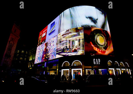 Piccadilly Circus, London, England Stockfoto