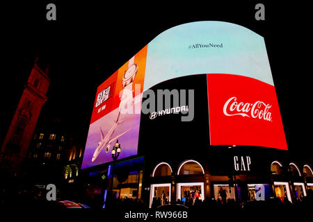 Piccadilly Circus, London, England Stockfoto