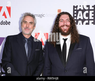 69. ACE Eddie Auszeichnungen im Beverly Hilton Hotel - Anreise mit: Alfonso Cuaron, Adam Gough Wo: Los Angeles, Kalifornien, Vereinigte Staaten, wenn: 01. Februar 2019 Credit: Sheri Determan/WENN.com Stockfoto