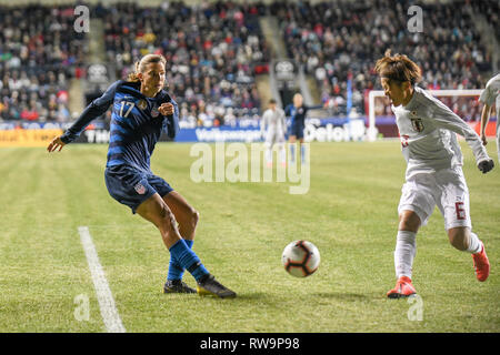 2019 Wm-freundlich - Tobin Heide - der uns Frauen Fußball SheBelieves Schale mit nationalen in den Vereinigten Staaten frauen Mannschaft - Frauen Fußballer Stockfoto