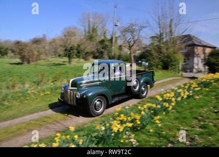 1947 Ford eine Tonne pick up, klassische amerikanische Lkw Stockfoto