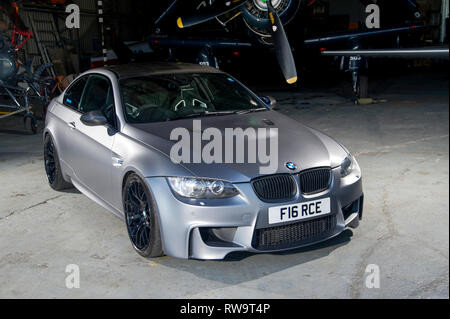 Form E90 BMW M3 Deutschen Sportwagen, modifiziert und Kompressor Stockfoto