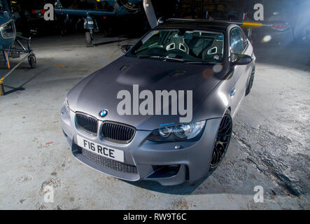 Form E90 BMW M3 Deutschen Sportwagen, modifiziert und Kompressor Stockfoto