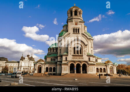 Alexander-newski-Orthodoxen Kirche in Sofia, Bulgarien, Stockfoto