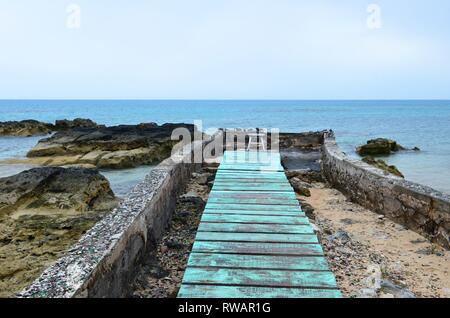 Bermuda Meer Glas Strand Stockfoto