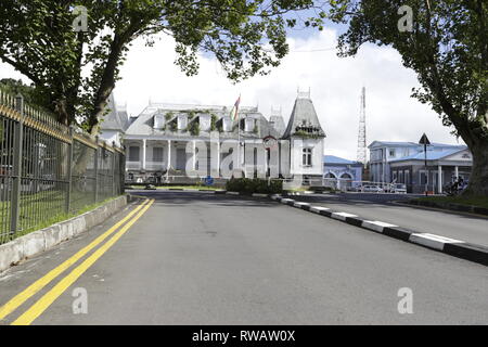 Patrimoine: l'Hôtel de Ville de Curepipe Stockfoto