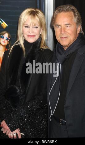 MELANIE GRIFFITH DON JOHNSON 2016 Foto von John Barrett/PHOTOlink Stockfoto