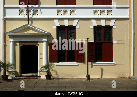 Wayang Museum in Kota Tua Bezirk in Jakarta, Indonesien. Wayang sind traditionelle indonesische Marionetten. Stockfoto