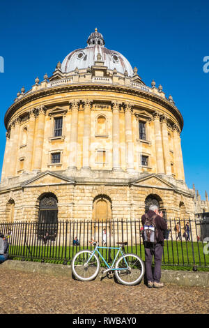 Radcliffe Camera, Bibliothek, Oxford, University Town, Oxford Universität, Stadt, Stadt, Oxfordshire, Cotswolds, England, Englisch, Großbritannien, Großbritannien, England, GB, VEREINIGTES KÖNIGREICH, Stockfoto