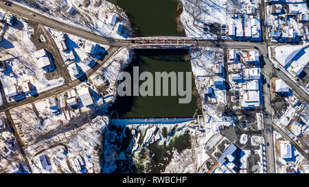 Winter in Kingston, Ulster County, NY, USA Stockfoto