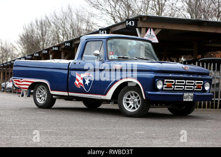 Allgemeine Ansichten des Goodwood Motor Rennbahn in Chichester, West Sussex, UK. Stockfoto