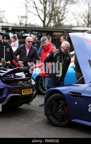 Allgemeine Ansichten des Goodwood Motor Rennbahn in Chichester, West Sussex, UK. Stockfoto