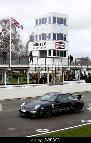 Allgemeine Ansichten des Goodwood Motor Rennbahn in Chichester, West Sussex, UK. Stockfoto