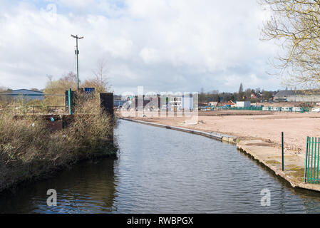 Port-Loop ein neues Gehäuse Stadterneuerung Projekt auf alten Industrieflächen in Ladywood, eine innere Stadt Bezirk in Birmingham Stockfoto