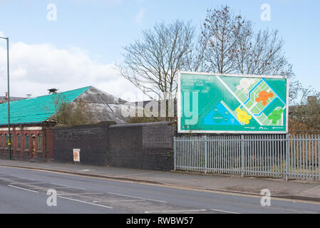 Port-Loop ein neues Gehäuse Stadterneuerung Projekt auf alten Industrieflächen in Ladywood, eine innere Stadt Bezirk in Birmingham Stockfoto