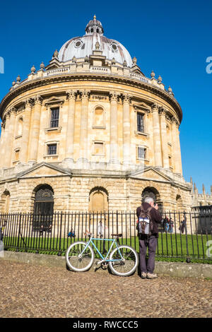 Radcliffe Camera, Bibliothek, Oxford, University Town, Oxford Universität, Stadt, Stadt, Oxfordshire, Cotswolds, England, Englisch, Großbritannien, Großbritannien, England, GB, VEREINIGTES KÖNIGREICH, Stockfoto