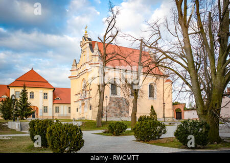 St. George's Kirche in Gnesen, Polen. Altstadt Sakralbauten, Architektur der ersten polnischen Hauptstadt. Stockfoto