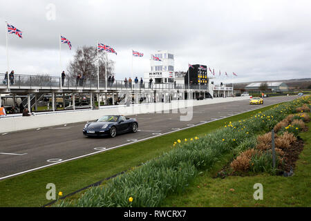 Allgemeine Ansichten des Goodwood Motor Rennbahn in Chichester, West Sussex, UK. Stockfoto