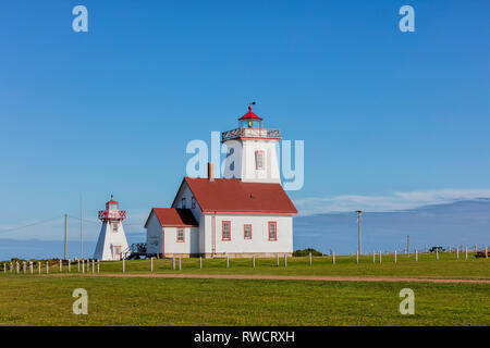 Holz-Inseln Leuchtturm Museum, Holz-Inseln, Prince Edward Island, Canada Stockfoto