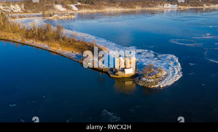 Saugerties Leuchtturm, Saugerties, Ulster County, NY, USA Stockfoto