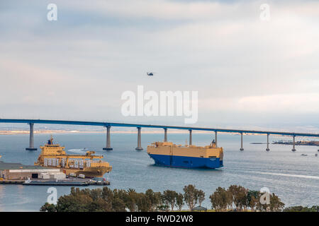 SAN DIEGO, Kalifornien - 10. Mai 2016: San Diego ist die 8. größte Stadt im Land und 2 ndlargest in Kalifornien. Ihrer wichtigsten wirtschaftlichen Quellen sind Stockfoto